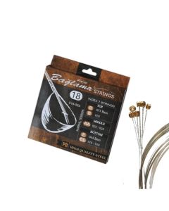 Beyaz Baglama Saiten 0,18 mm – Ball End, Normal Tension