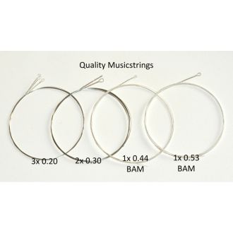 Beyaz Elektro Baglama Saiten 0,20 mm – Loop End