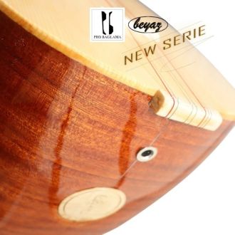 Elektroakustische Saz Baglama Kisasap 40 cm Korpus Beyaz direkt vom Hersteller