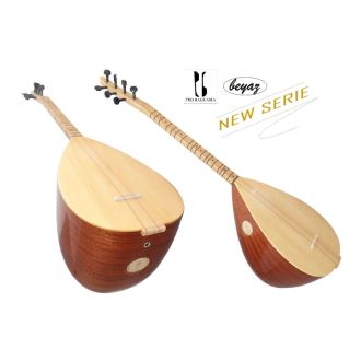 262012 E-Akustik Saz Baglama Kisasap 40cm Korpus Beyaz direkt v. Hersteller