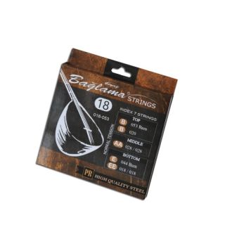 Beyaz Baglama Saiten 0,18 mm – Normal Tension
