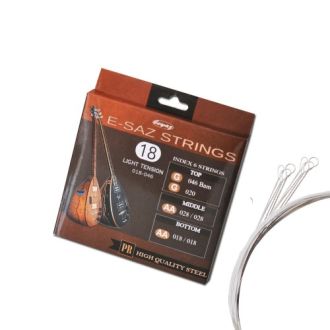 Beyaz Elektro Baglama Saiten 0,18 mm – Loop End