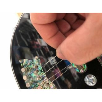 Beyaz Elektro Baglama Saiten 0,20 mm – Loop End