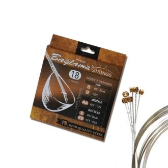 Beyaz Baglama Saiten 0,18 mm – Ball End, Light Tension