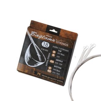 Beyaz Baglama Saiten 0,18 mm – Loop End, Normal Tension