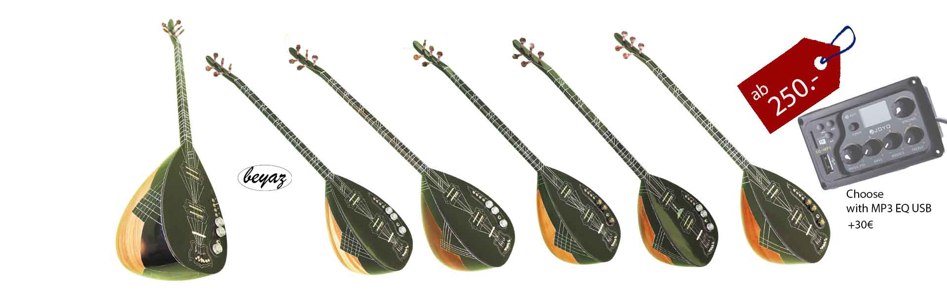 Professionelle Elektrische Saz